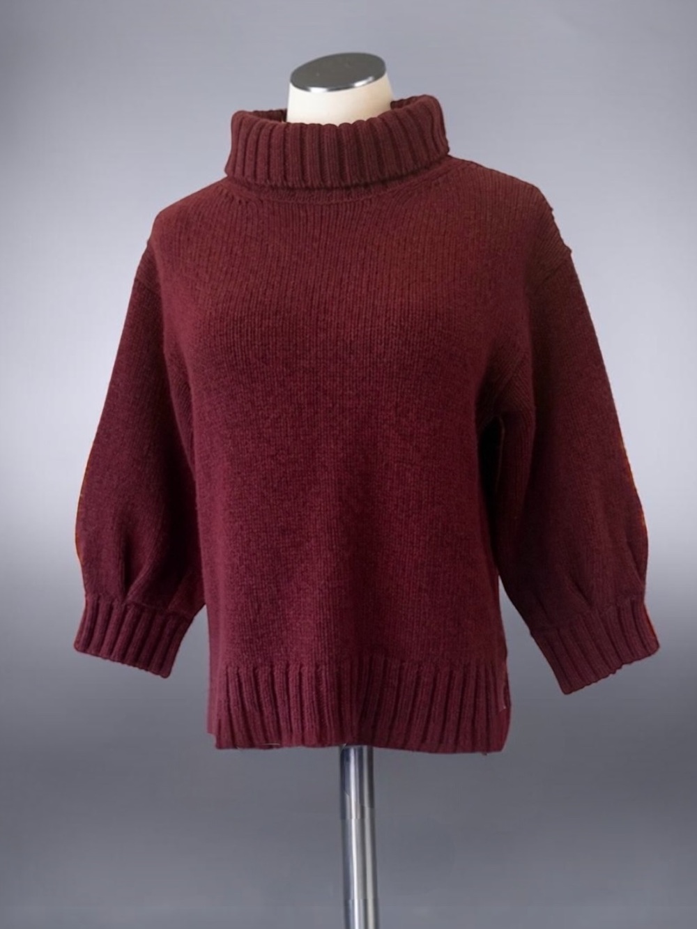 G. Label by Goop One-and-Done Oxblood Turtleneck Size Medium